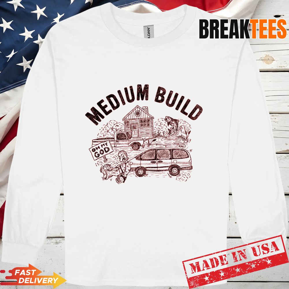 Medium Build Music Merch Shop Oh My God T-Shirt