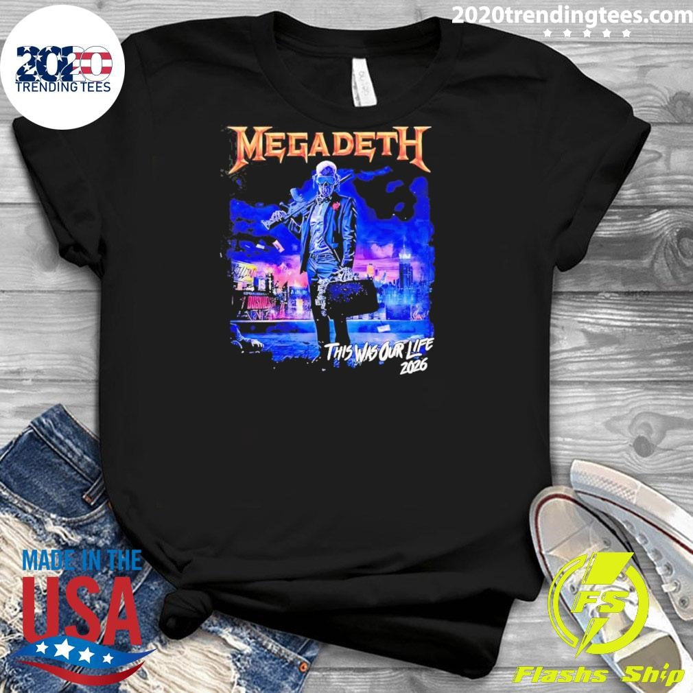 Megadeth This Was Our Life 2026 Latin America Tour Shirt