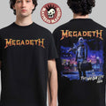 Megadeth This Was Our Life 2026 Latin America Tour Merch Gangster Vic Two Sided T-Shirt Hoodie