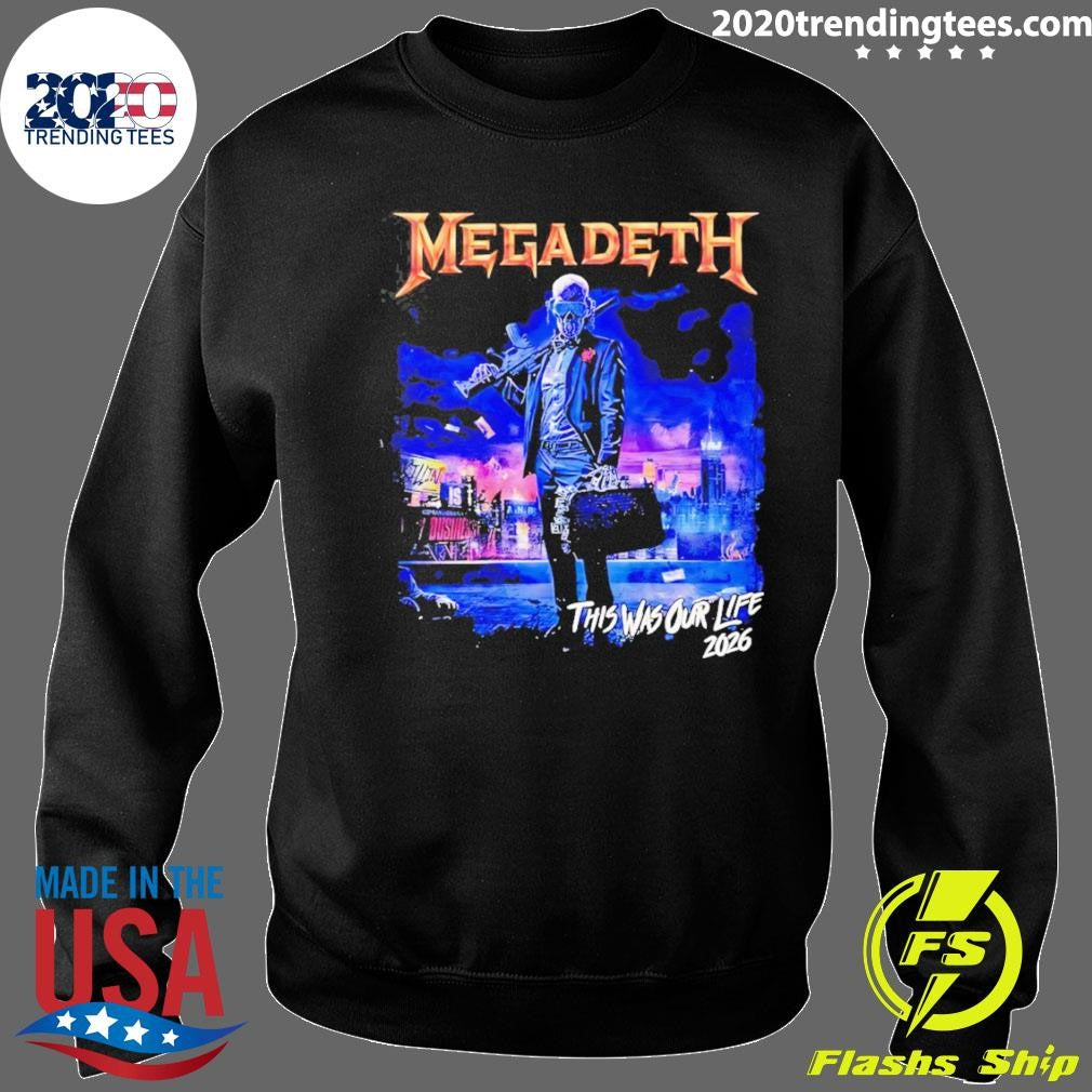Megadeth This Was Our Life 2026 Latin America Tour Shirt