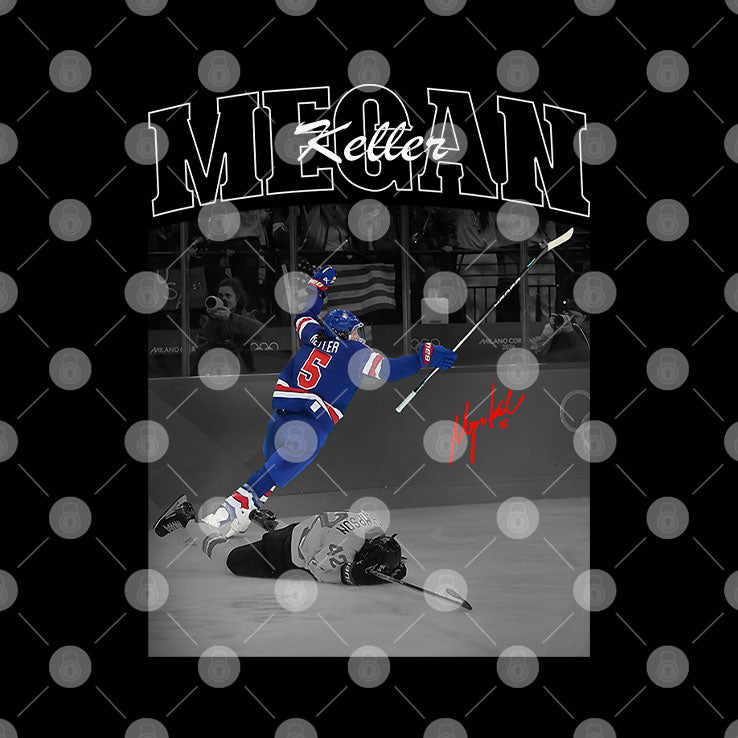 Megan Keller USA Champion Hockey Shirt
