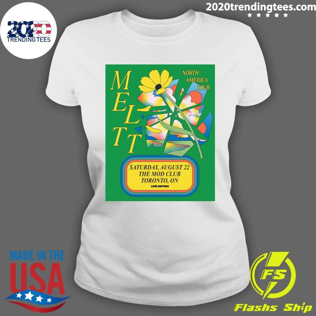 Meltt North America Tour August 22 The Mod Club Toronto, On Shirt
