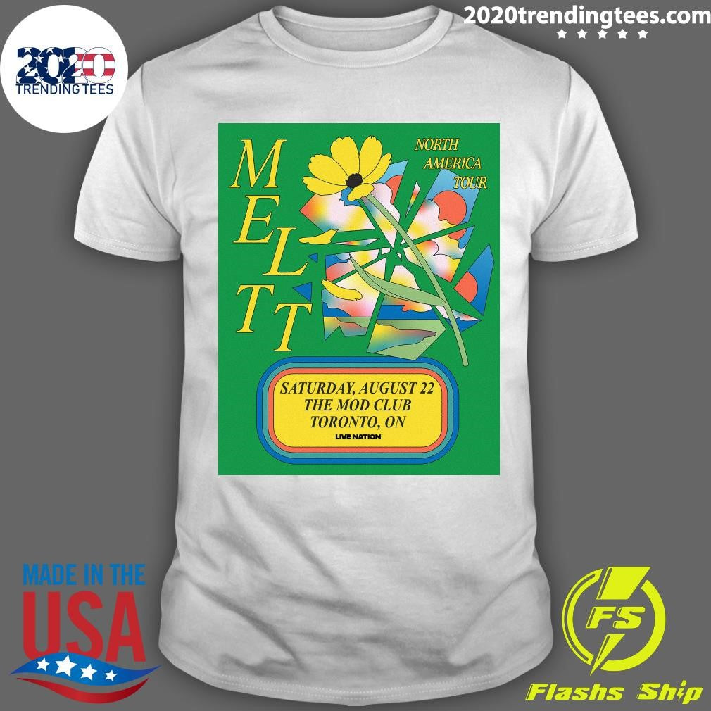 Meltt North America Tour August 22 The Mod Club Toronto, On Shirt