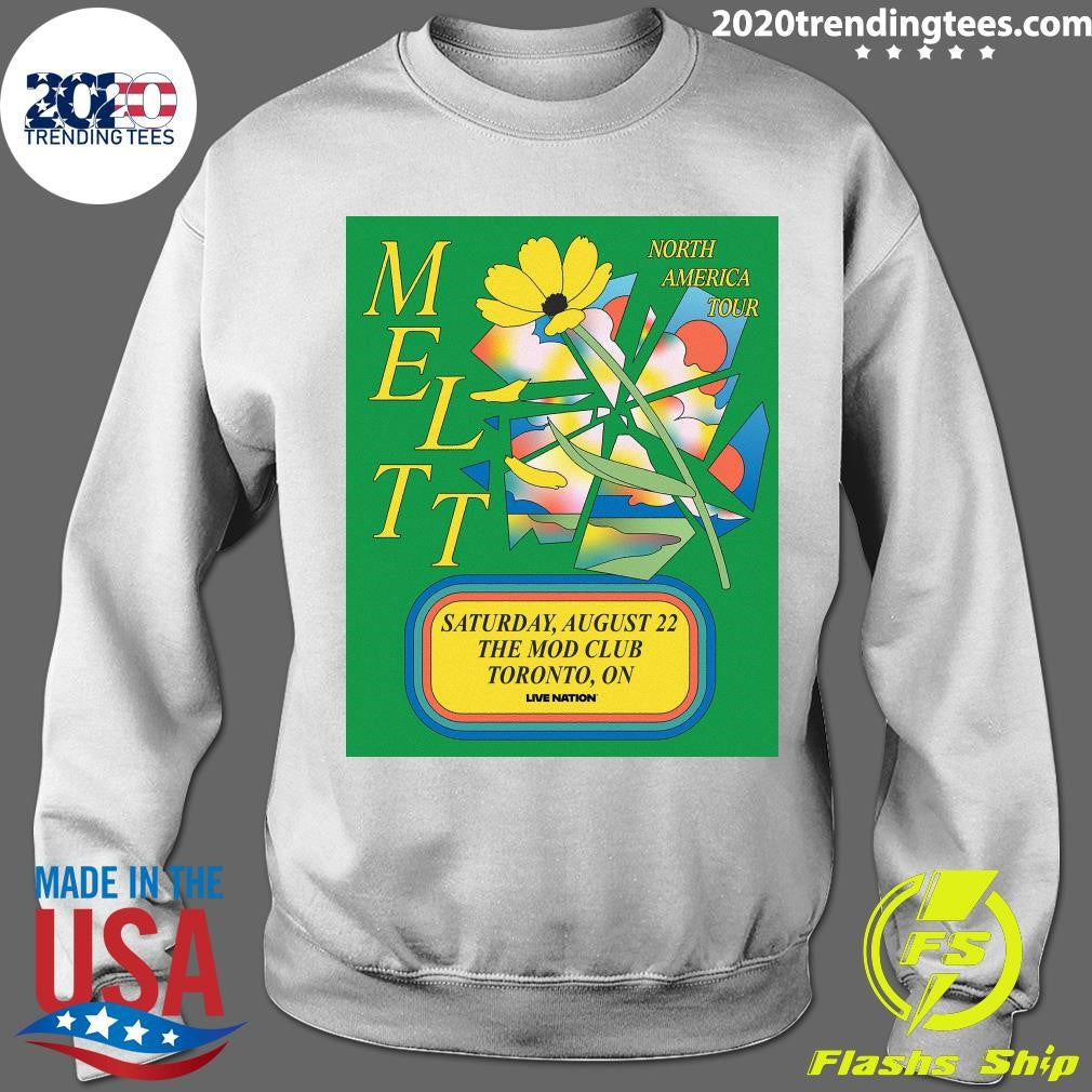 Meltt North America Tour August 22 The Mod Club Toronto, On Shirt