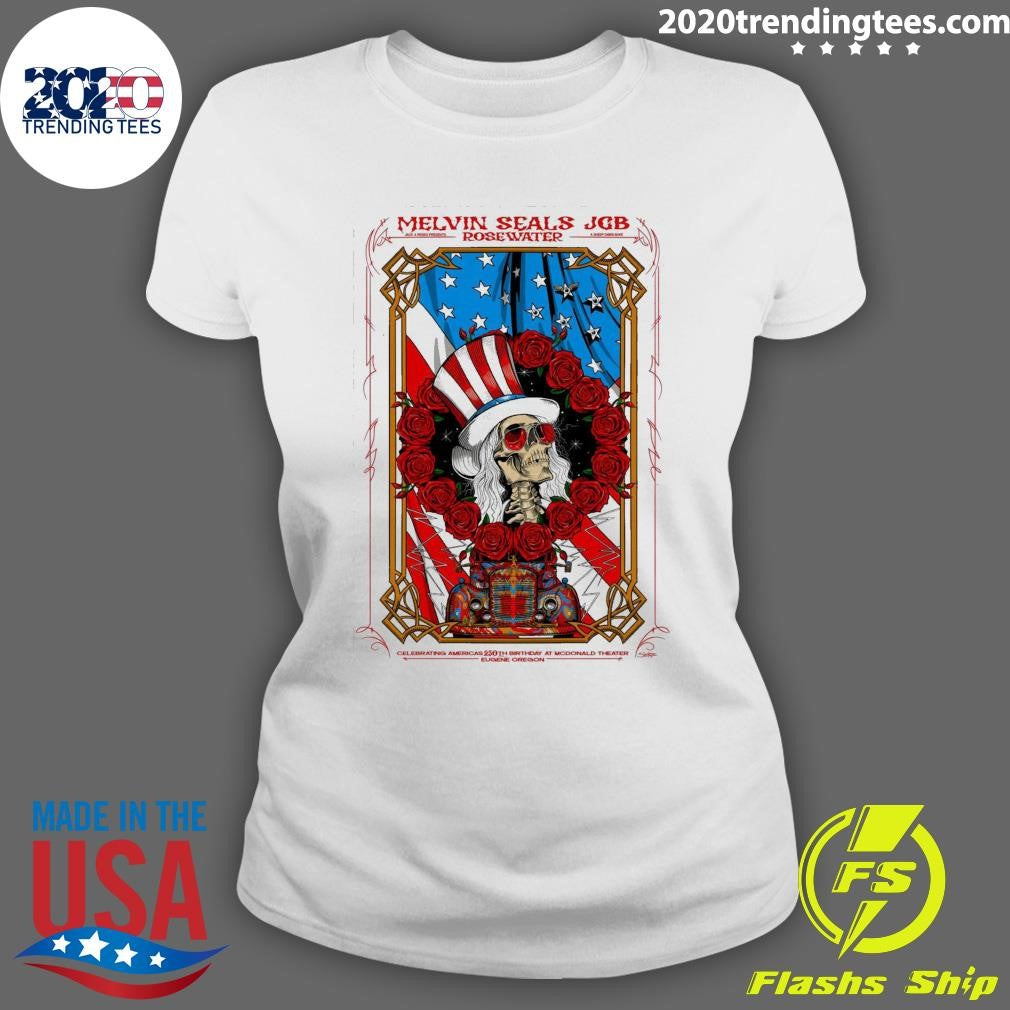 Melvin Seals And JGB July 4 2026 In Eugene OR Shirt