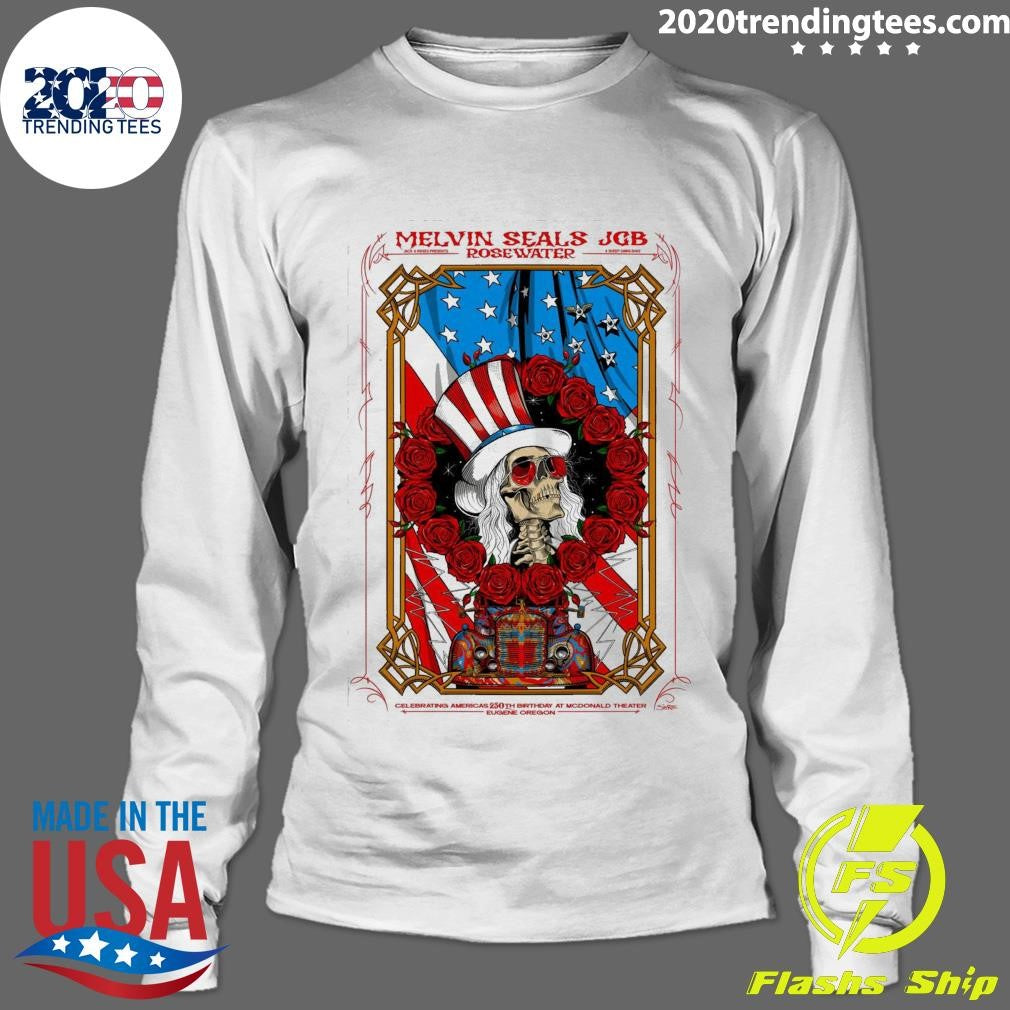 Melvin Seals And JGB July 4 2026 In Eugene OR Shirt