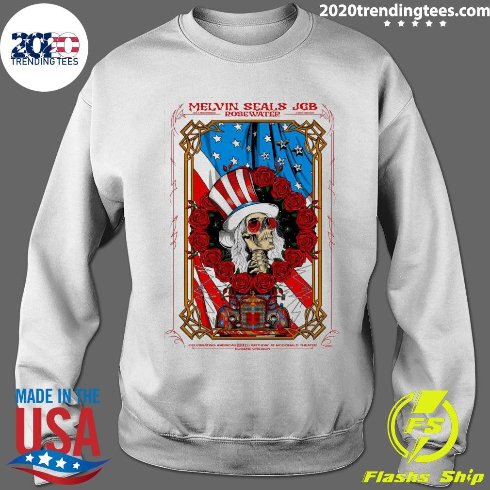 Melvin Seals And JGB July 4 2026 In Eugene OR Shirt