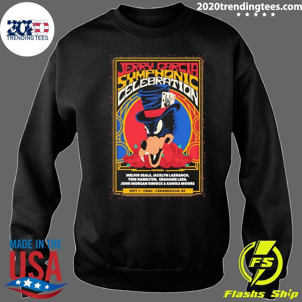 Melvin Seals, Jacklyn Labranch, Tom Hamilton, Grahame Lesh, John Morgan Kimock & Kanika Moore Sept.1 Canandaigua, Ny Shirt