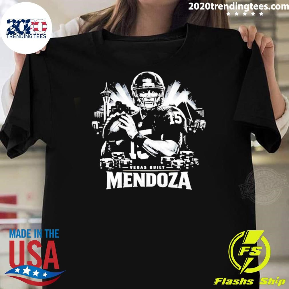 Mendoza Vegas Built City Skyline Fernando Mendoza Shirt