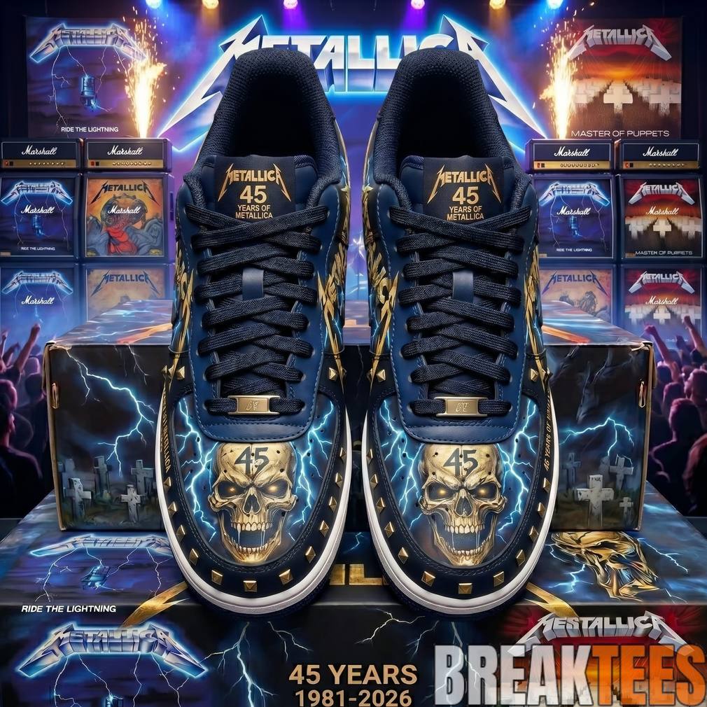 Metallica ’45 Years of Metallica’ Special Air Force 1 Sneaker