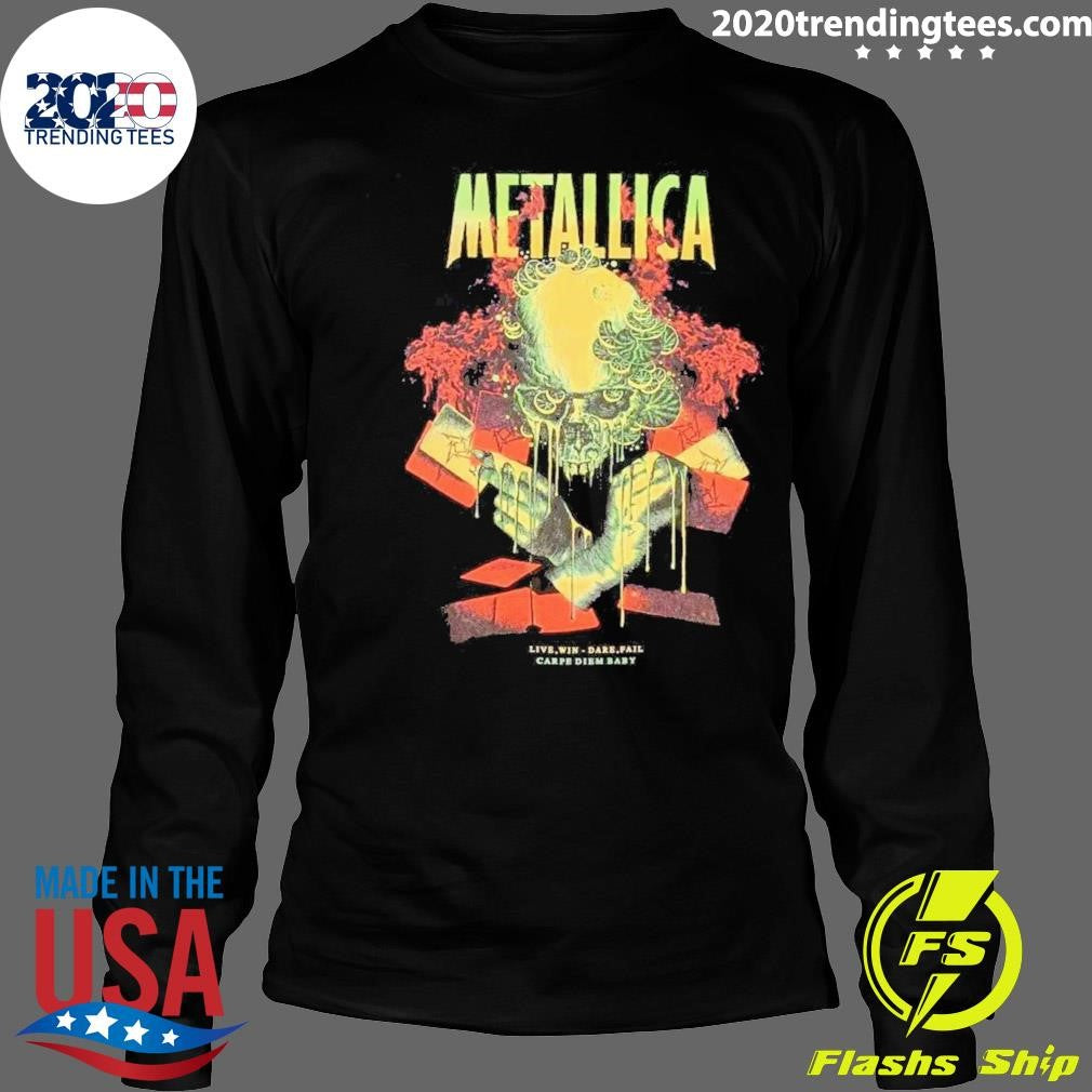 Metallica Carpe Diem Baby Art By Chris Alliston Reload Remastered Shirt