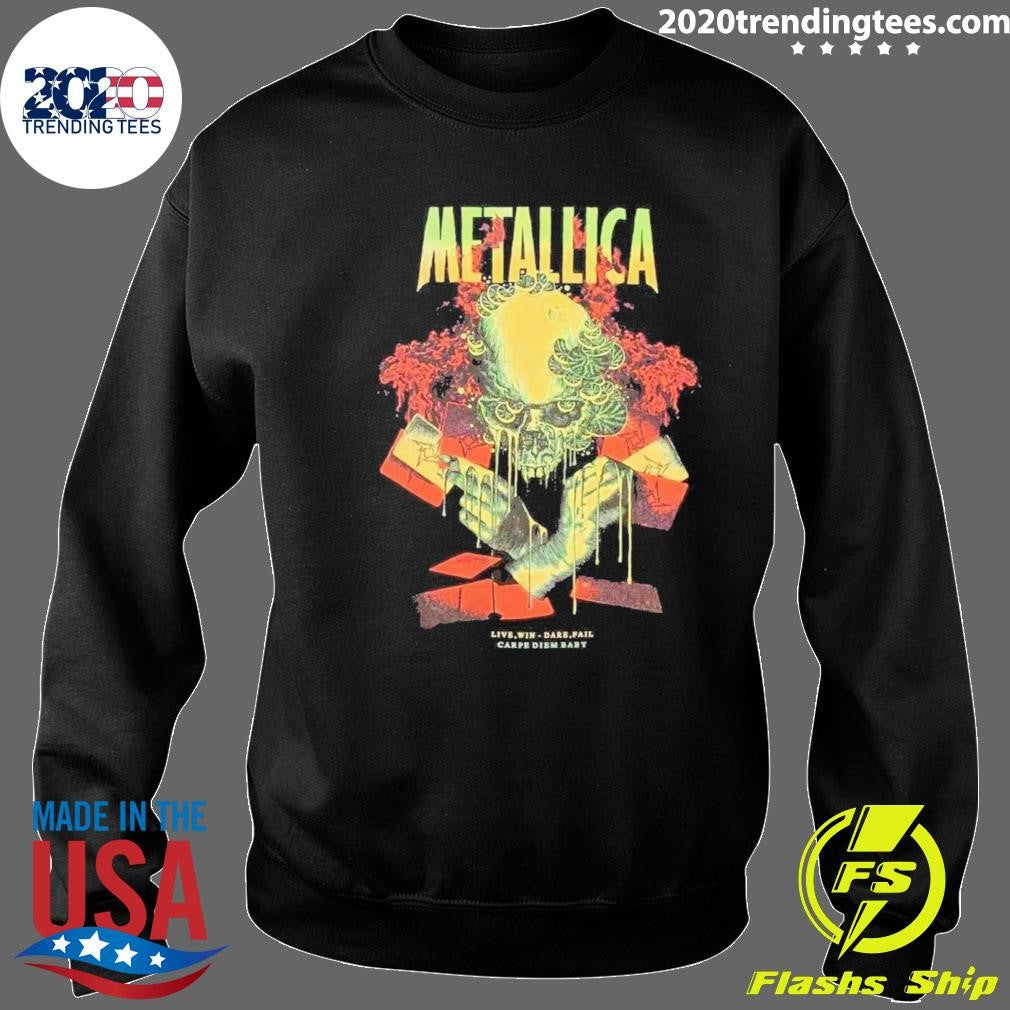 Metallica Carpe Diem Baby Art By Chris Alliston Reload Remastered Shirt