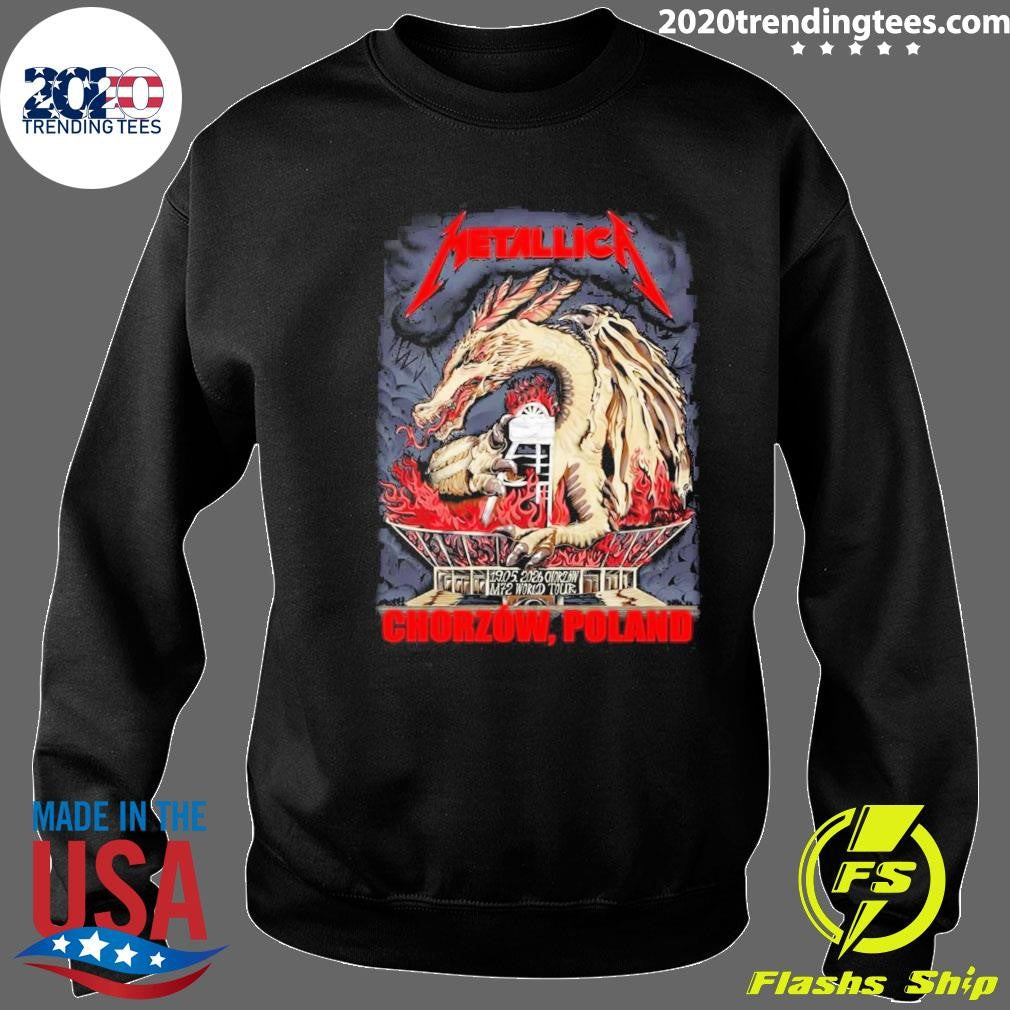 Metallica Chorzow Dragon Shirt 2026 M72 World Tour Shirt