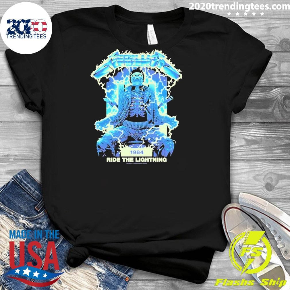 Metallica M72 1984 Ride The Lightning Pop-Up-Shop Shirt