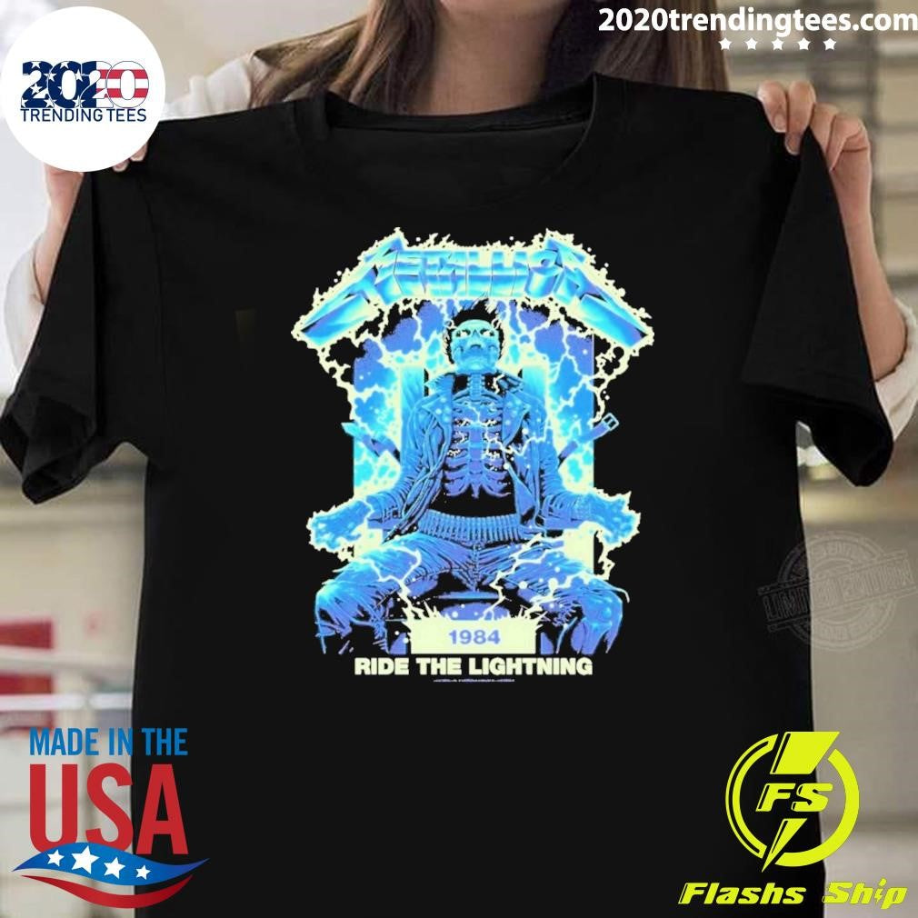 Metallica M72 1984 Ride The Lightning Pop-Up-Shop Shirt