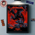 Metallica M72 Adelaide Australia Pop Up Shop Exclusive Poster By Ken Taylor At Adelaide Oval On November 5 2025 Pterosaur Art Home Decor Poster Canvas
