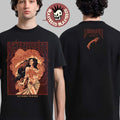 Metallica M72 Brisbane 2025 Venue Tee At Australia Suncorp Stadium On 12 November 2025 Art Nouveau The Woman With Skeletal Two Sided T-Shirt