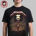 Metallica M72 Charlotte 2025 Pop Up Shop Poster For Charlotte North Carolina At Bank of America Stadium On May 31 2025 Skeleton King Art Unisex T-Shirt