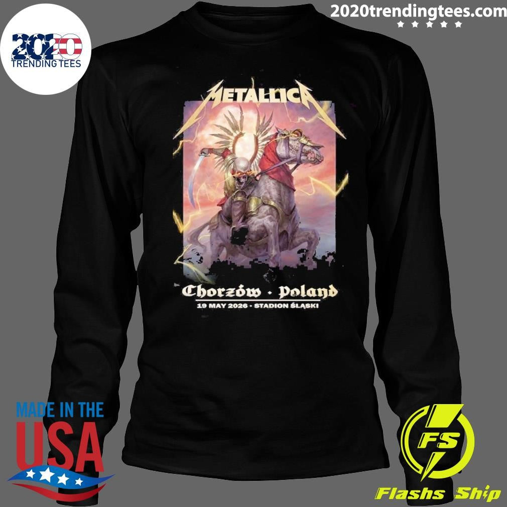 Metallica M72 Chorzow Poland 19 May 2026 Stadion Slaski Shirt