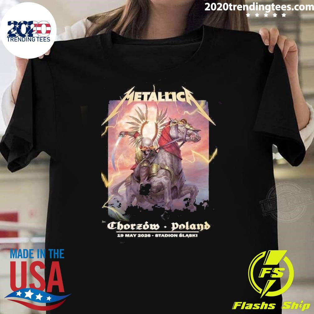 Metallica M72 Chorzow Poland 19 May 2026 Stadion Slaski Shirt
