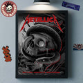 Metallica M72 Nashville 2025 Night 2 Venue Poster At Nissan Stadium Nashville Tennessee On May 3 2025 North American Tour Home Decor Poster Canvas