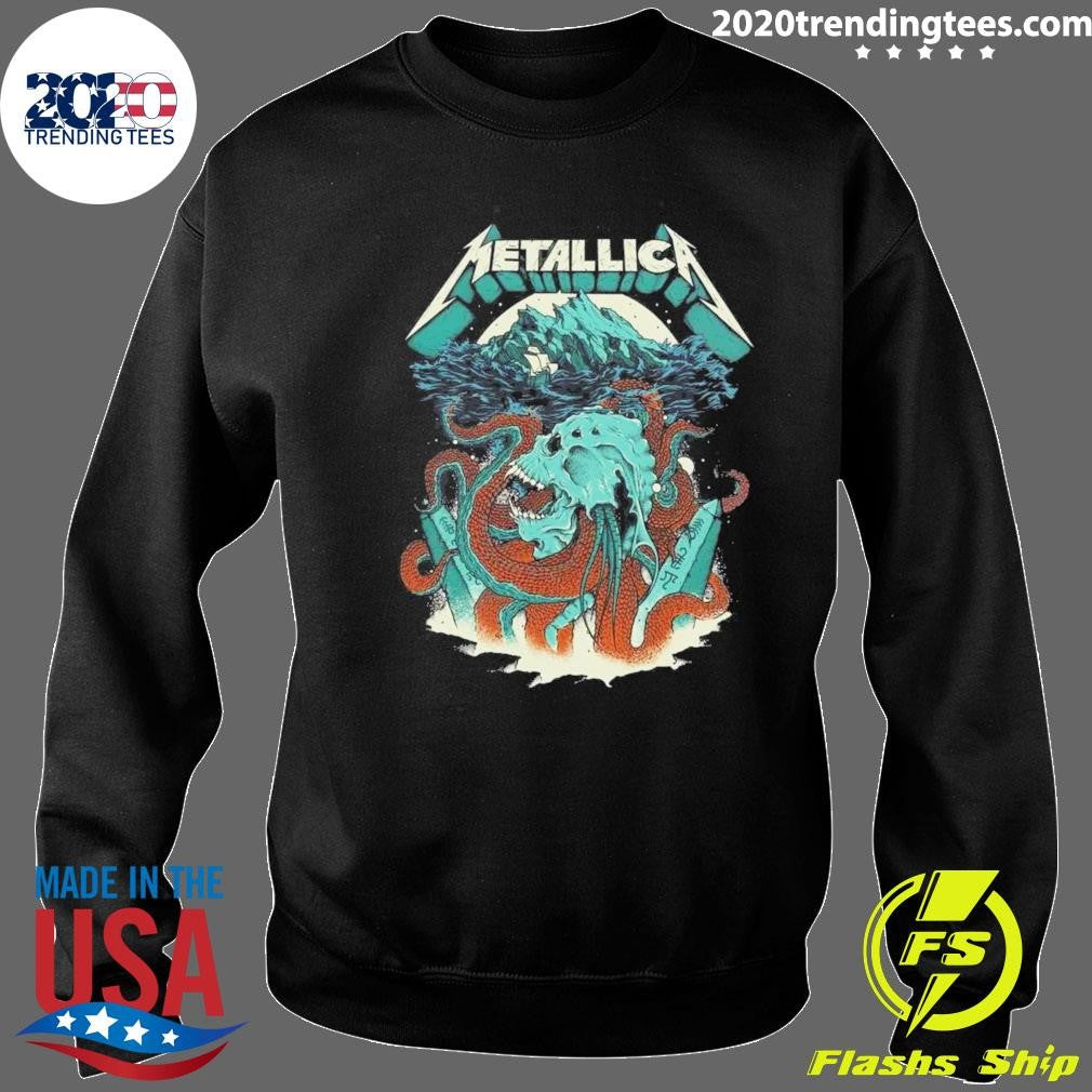 Metallica M72 World Tour 2026 Merch Skull Head With Dates Shirt