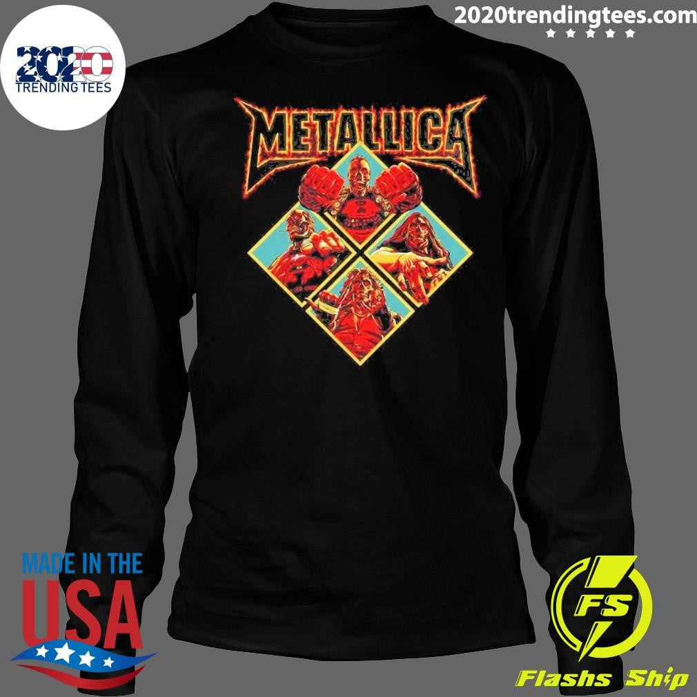 Metallica M72 World Tour 2026 Skeleton Diamond Shirt