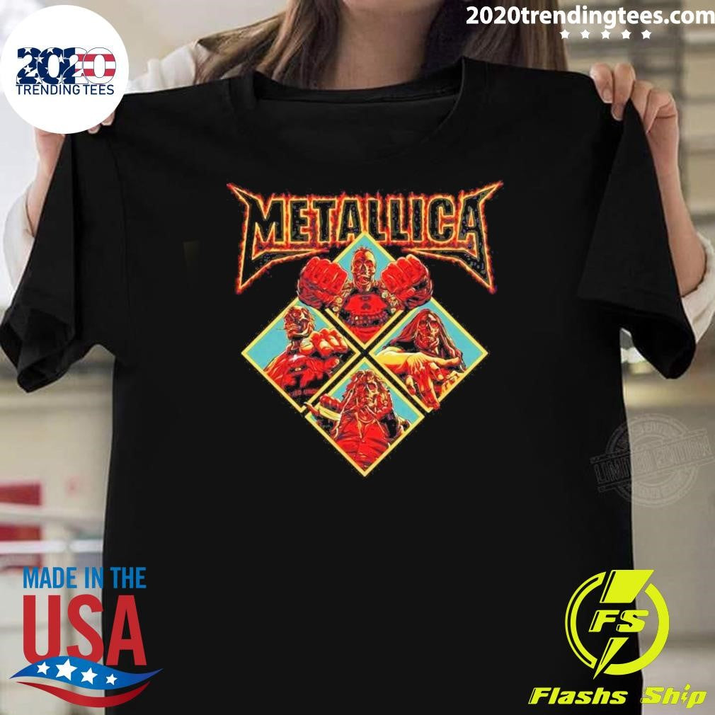 Metallica M72 World Tour 2026 Skeleton Diamond Shirt