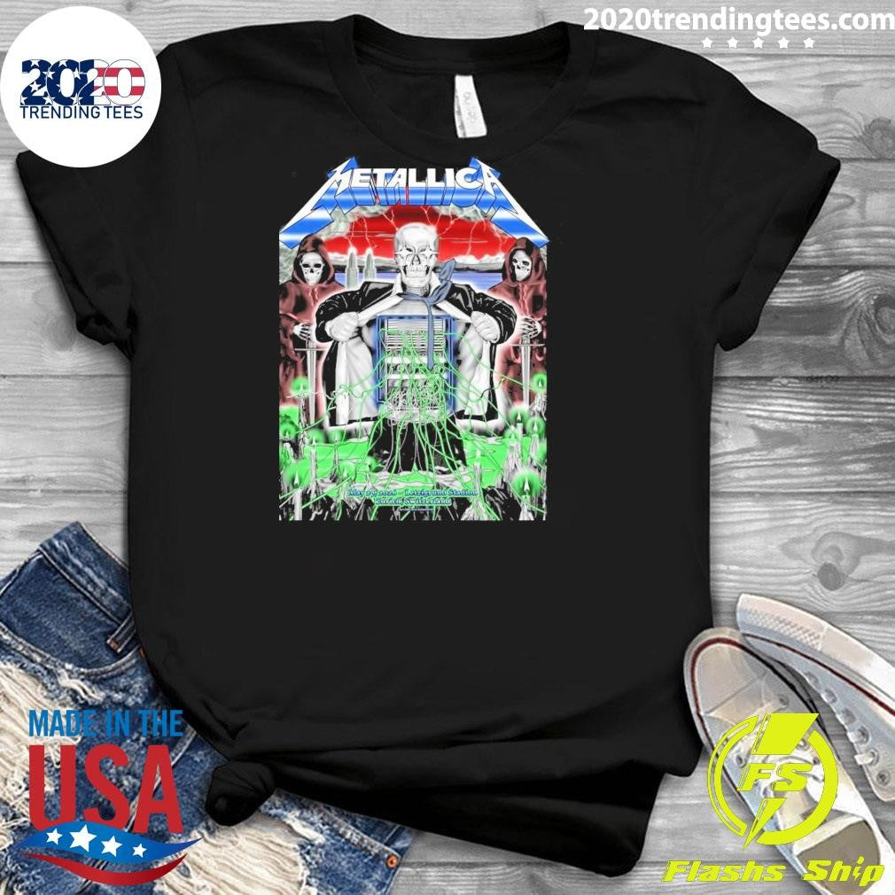 Metallica M72 Zürich Pop-Up May 27 2026 Art by Luca Schenardi Shirt