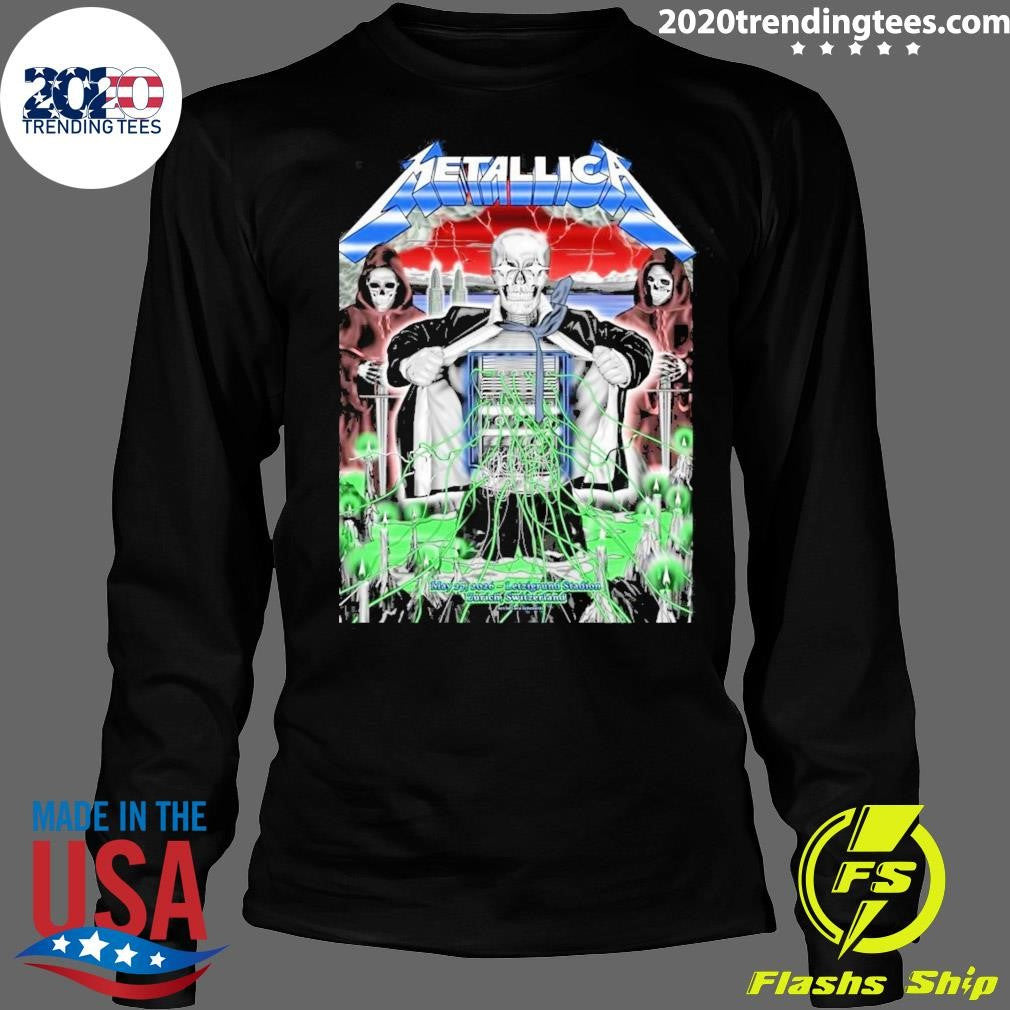 Metallica M72 Zürich Pop-Up May 27 2026 Art by Luca Schenardi Shirt