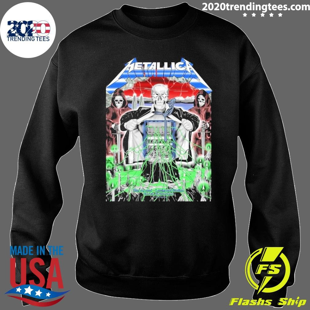 Metallica M72 Zürich Pop-Up May 27 2026 Art by Luca Schenardi Shirt