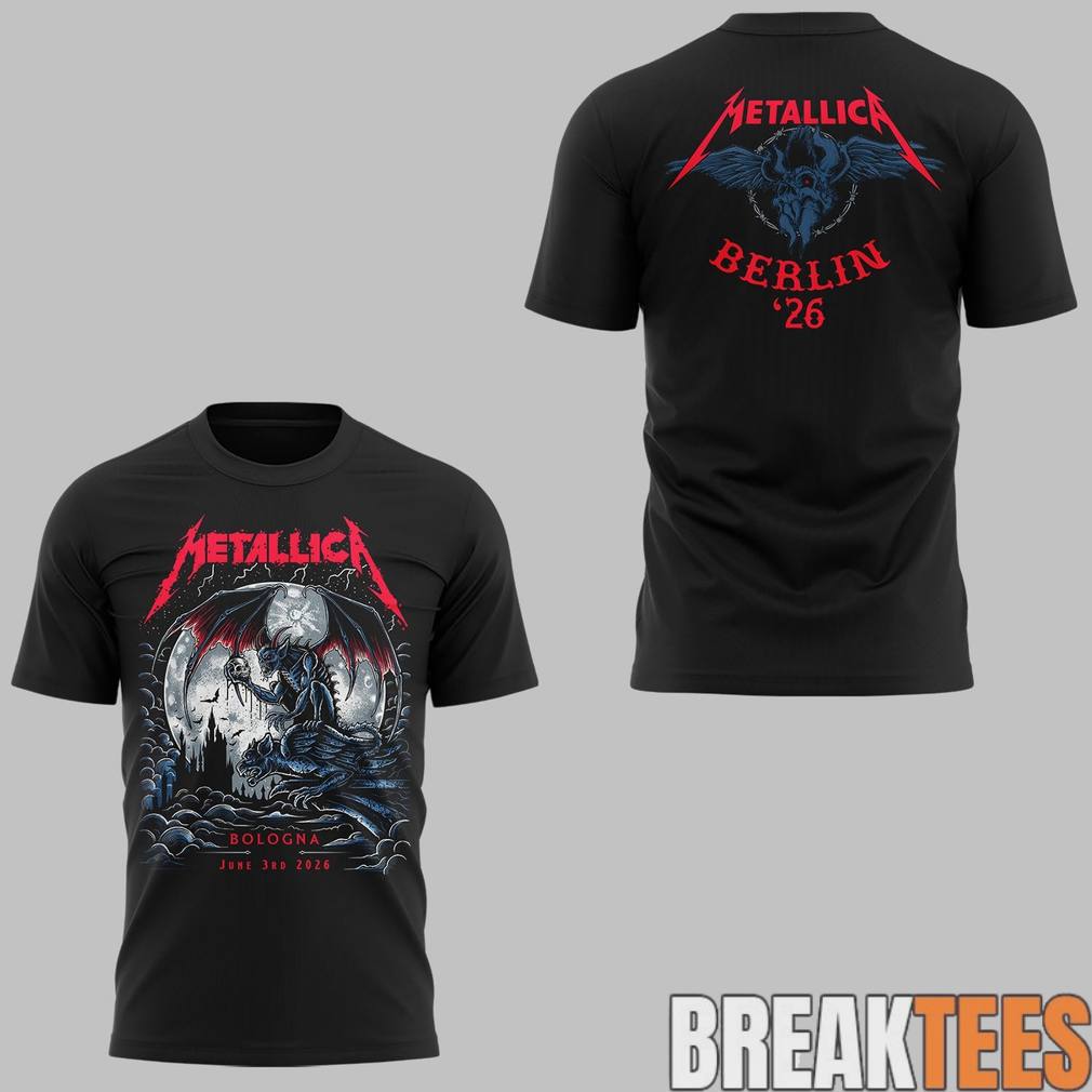 Metallica #M72Bologna, Italy Shirt