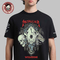 Metallica X Wolverine Boots Exclusive Merch Wolverine Skull Adorned T-Shirt