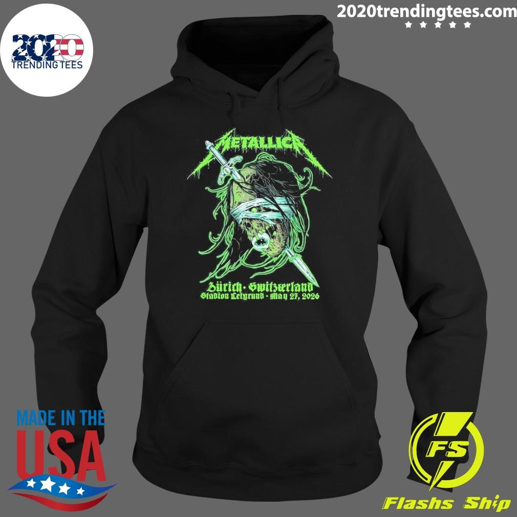 Metallica Zurich Switzerland At Stadion Letzigrund On May 27 2026 Art By Mark Richards Shirt