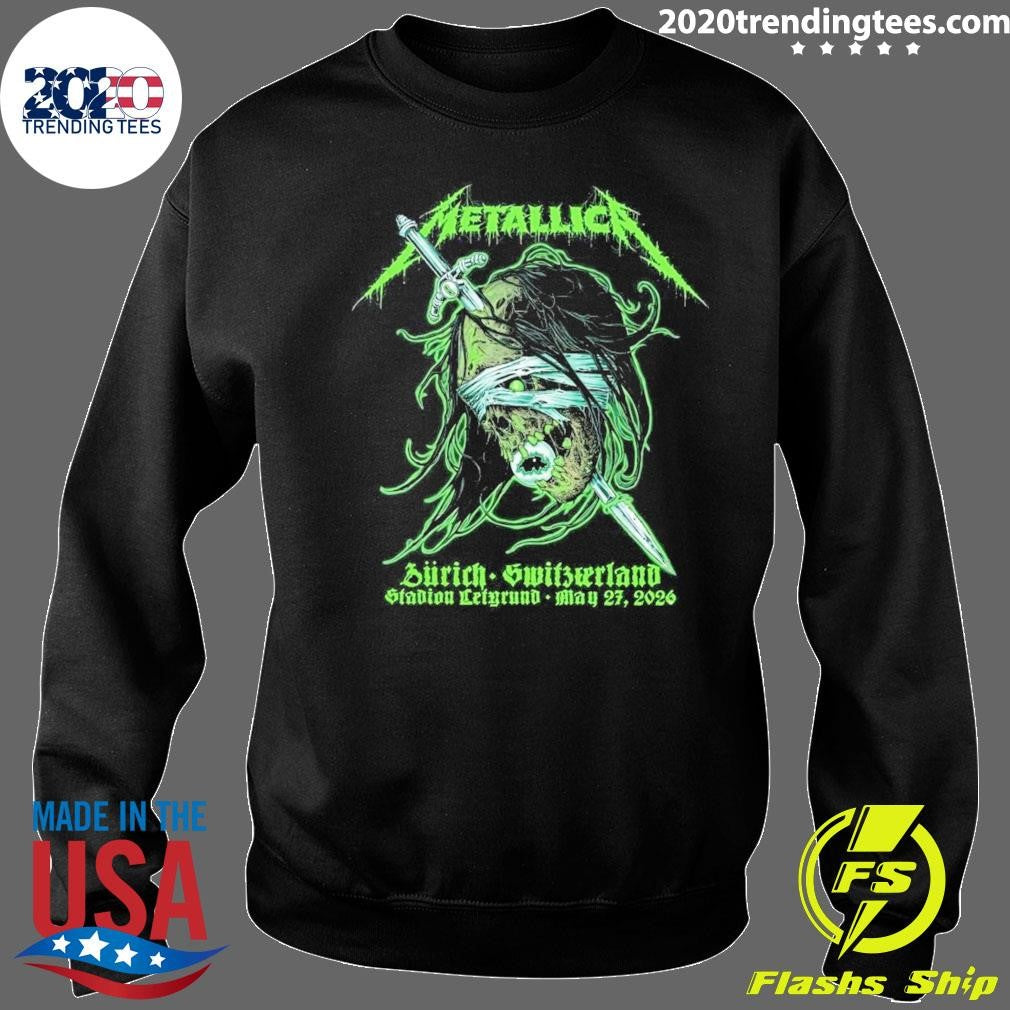 Metallica Zurich Switzerland At Stadion Letzigrund On May 27 2026 Art By Mark Richards Shirt
