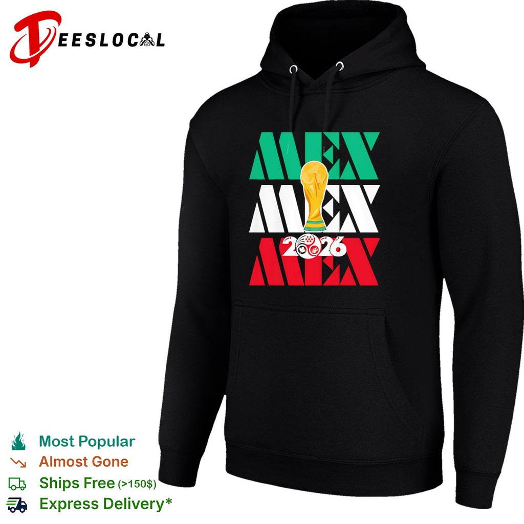 Mexico 2026 World Cup FIFA Football Soccer Trophy Logoshirt