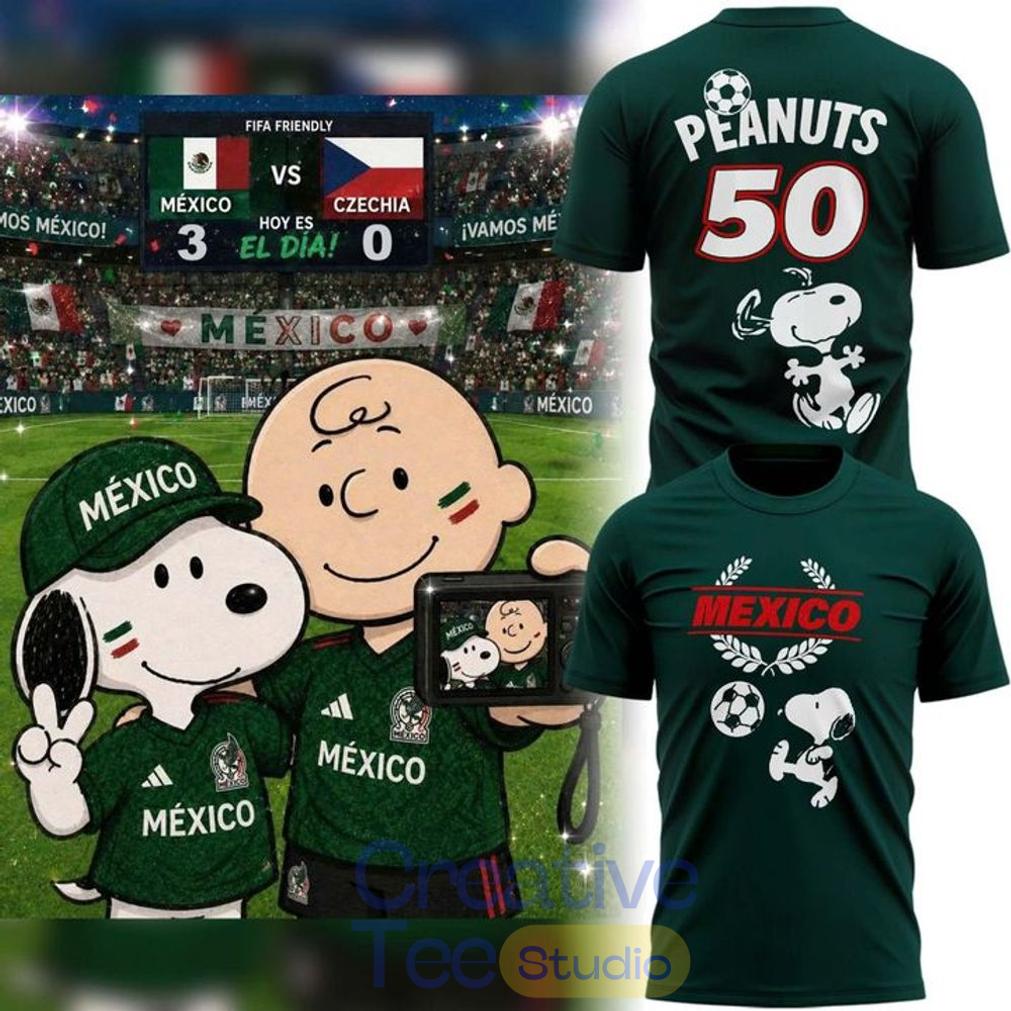 Mexico Soccer x Peanuts World Cup 2026 T-Shirt