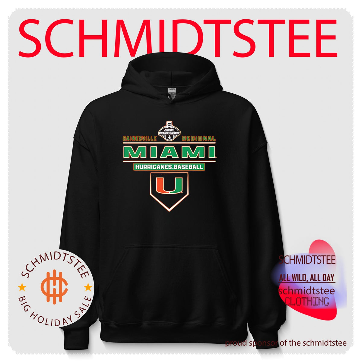 Miami Baseball 2026 Regional Bound shirt