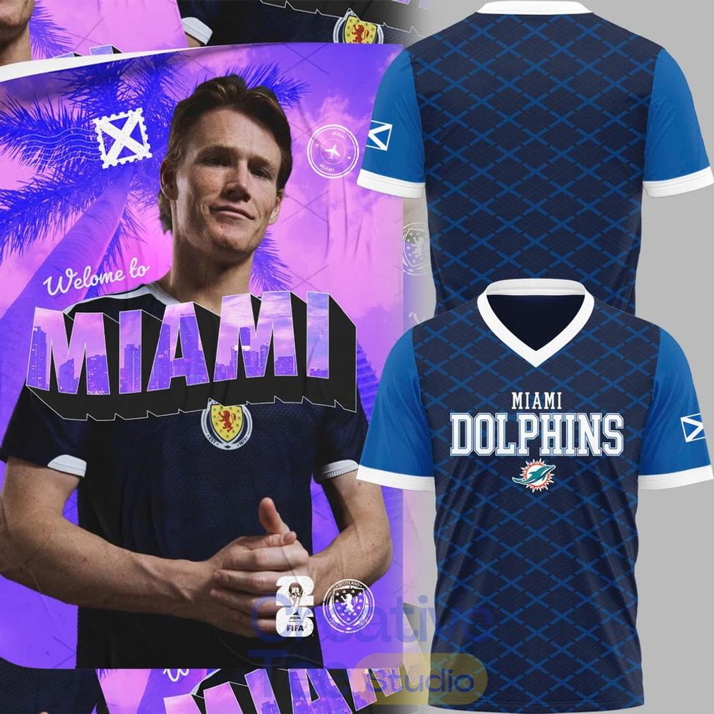 Miami Dolphins Scotland’s Tartan Army 2026 Jersey Shirt