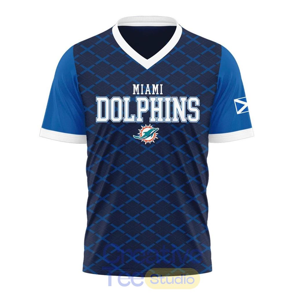 Miami Dolphins Scotland’s Tartan Army 2026 Jersey Shirt