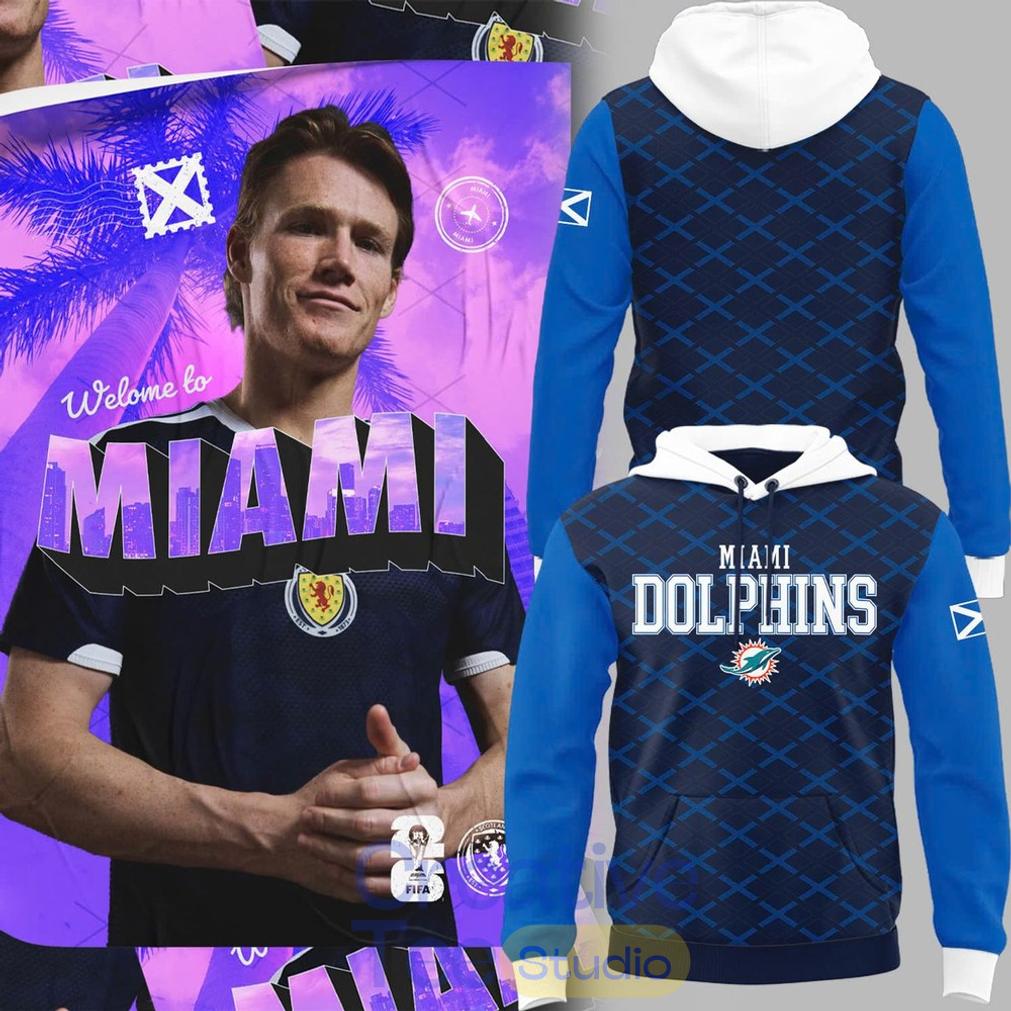 Miami Dolphins Scotland’s Tartan Army Special Hoodie