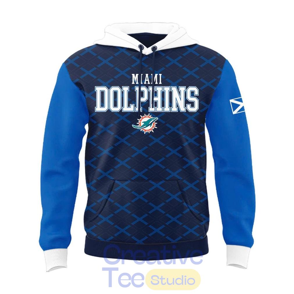 Miami Dolphins Scotland’s Tartan Army Special Hoodie