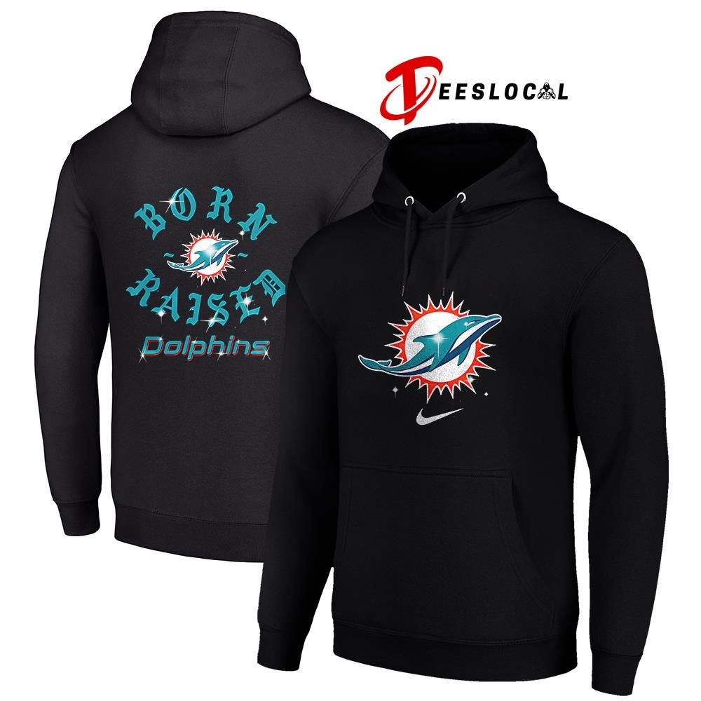 Miami Dolphins x Born and Raised logo shirt