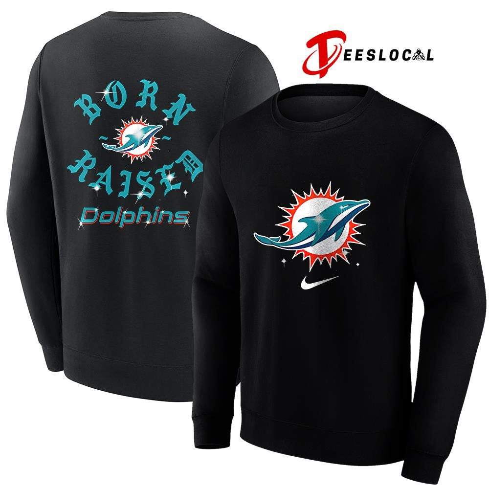 Miami Dolphins x Born and Raised logo shirt