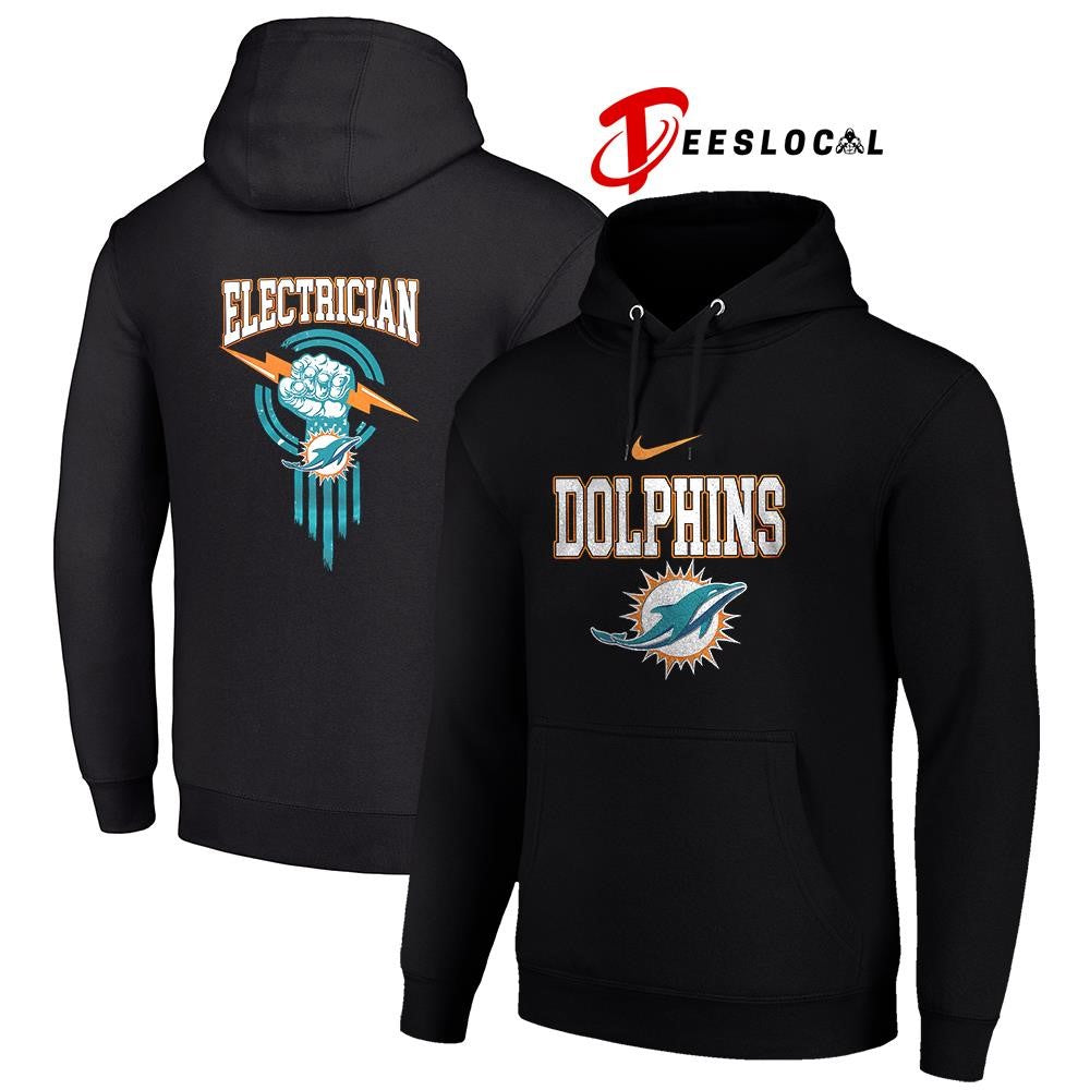 Miami Dolphins x Electrician logo shirt