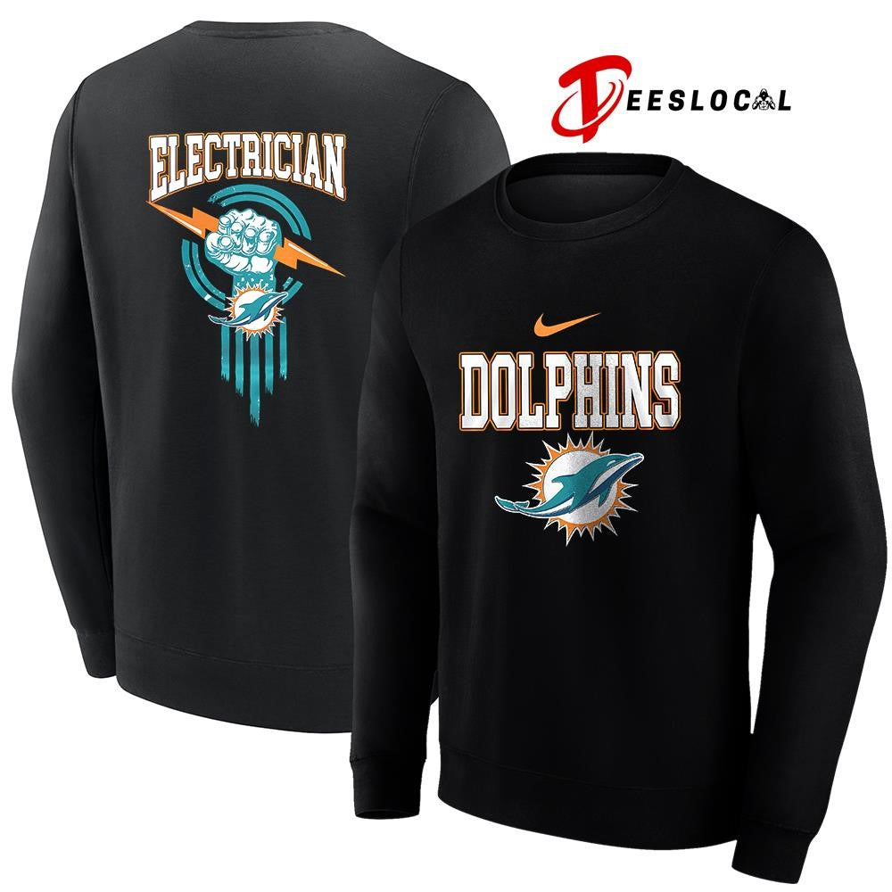 Miami Dolphins x Electrician logo shirt