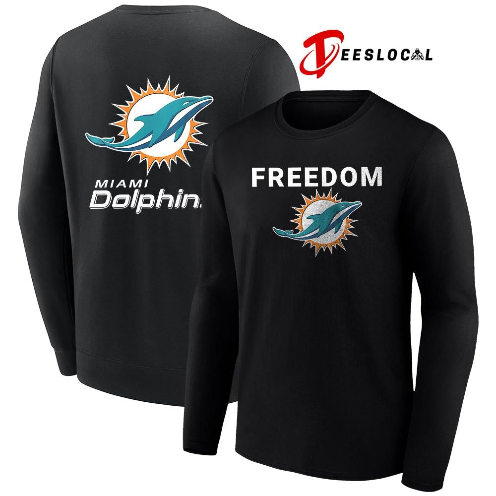 Miami Dolphins x Freedom logo shirt