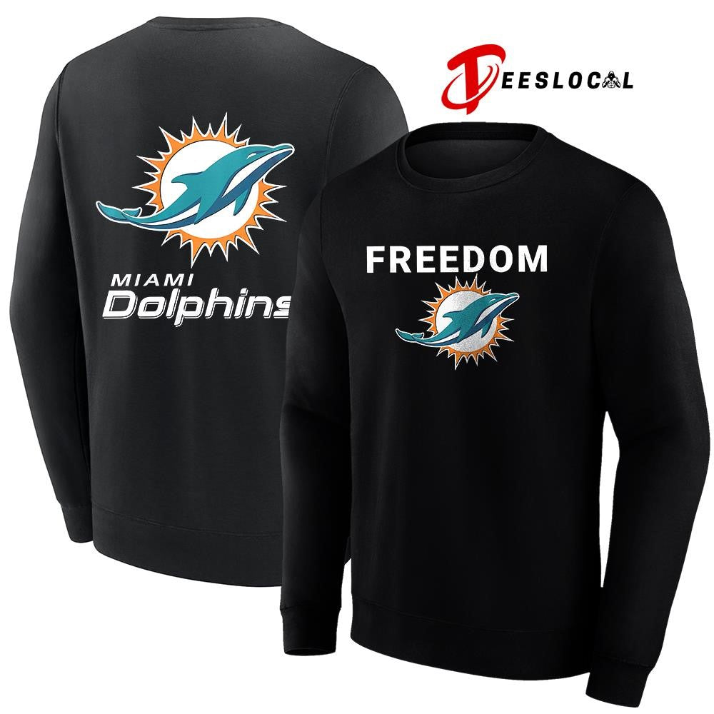 Miami Dolphins x Freedom logo shirt