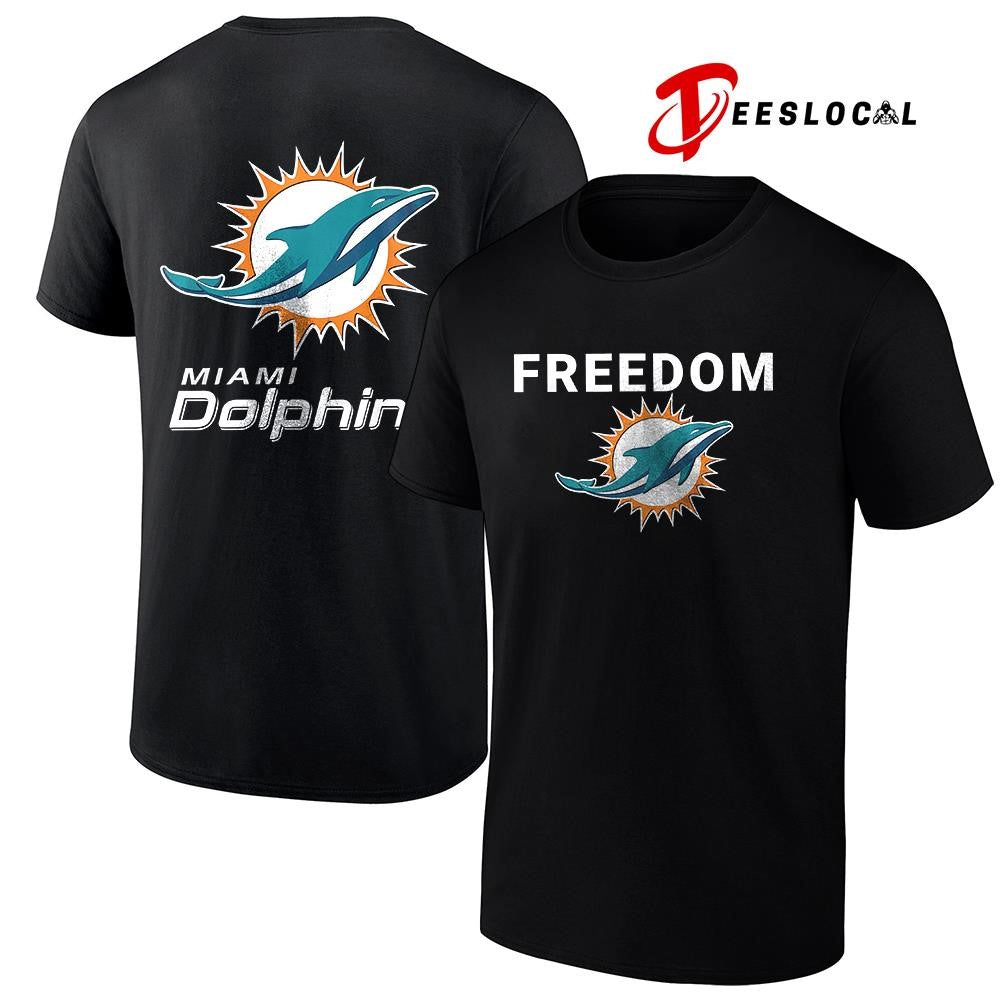 Miami Dolphins x Freedom logo shirt