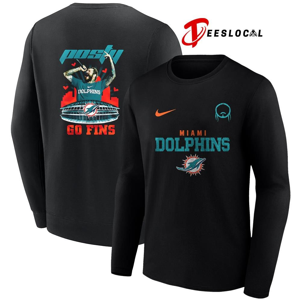 Miami Dolphins x Post Malone Posty stadium shirt